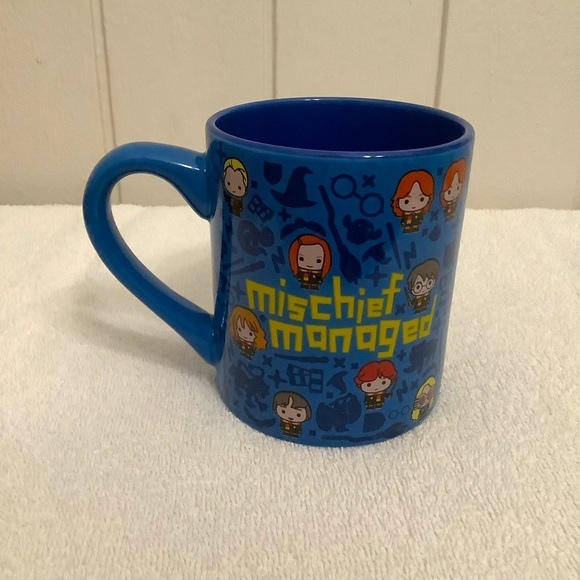 Harry Potter Mischief Managed Cartoon Ceramic Coffee Mug 14oz - Picture 1 of 5